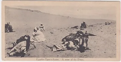 Egypt Vintage Postcard Egyptian Types And Scenes Scene Of Desert No 104 N9   B • £1