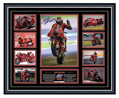 $119.99 • Buy Jack Miller 2022 Ducati Lenovo Team Signed Le Framed Memorabilia