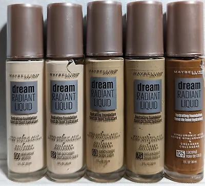 Maybelline Dream Radiant Liquid Hydrating Foundation 1fl.oz ~ You Choose • $6.35