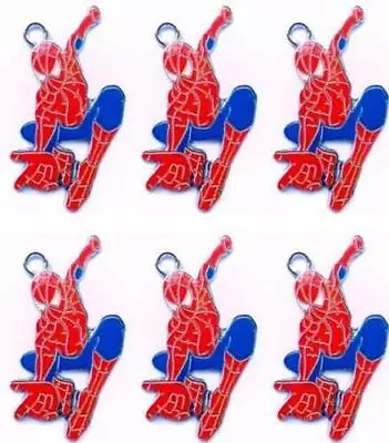 Spiderman Charms Pendants Enamel Metal Marvel • £2.15