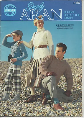 Book Of 10 Aran Knitting Patterns For The Family • £5.99