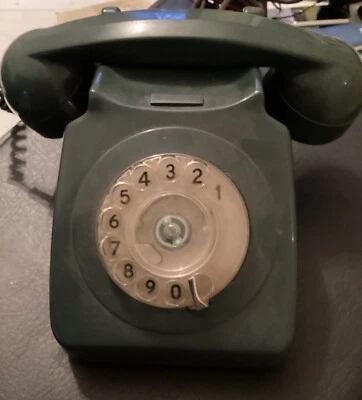 GPO Telephone 746 Rotary Retro Style Handset Telephone - Grey • £9.99
