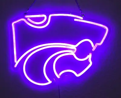 Custom 17 X13 For Kansas State University Neon Sign LED Neon Light Sign US Stock • $99.99