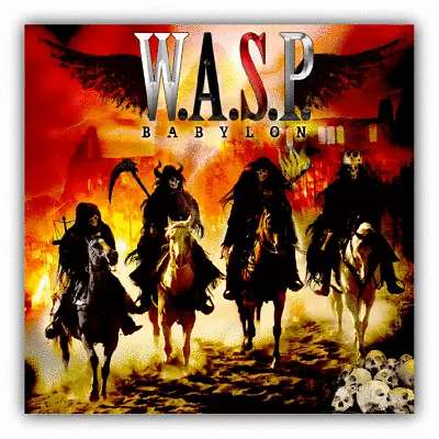 W.A.S.P. Babylon Music Car Bumper Sticker Decal - 3'' Or 5'' • $3.50