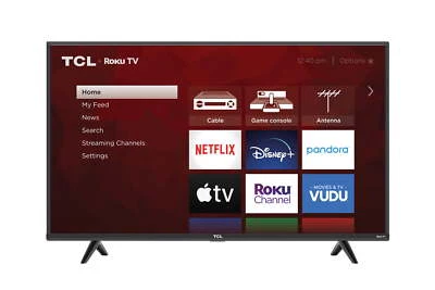 $190 • Buy NEW 43  Class 4K UHD 4-Series HDR Roku Smart TV 43S431 (Refurbished)