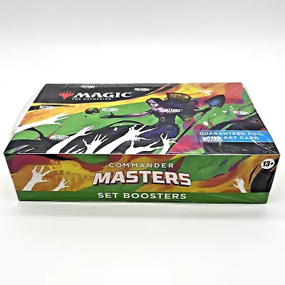 Magic MtG COMMANDER MASTERS Set Boosters Box * FACTORY SEALED • $319.99