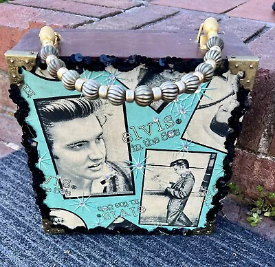 Elvis  Presley In The 50's Cigar Box Purse • $14.50