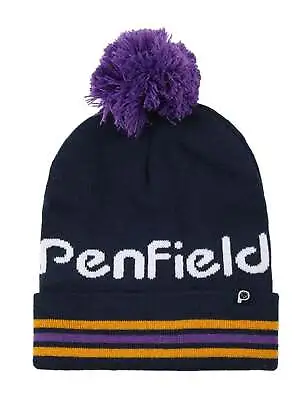 £21.95 • Buy Penfield Unisex Intarsia Pom Hat - Navy Blazer