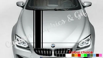 Universal Racing Car Van Bonnet Stripe Vinyl Sticker Decal 100cm X 10cm A210 • £11