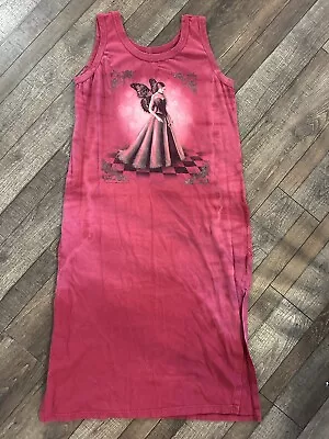 The Mountain Glitter Moon Fairy Angel Tie Dye Maxi Dress Size XL RARE HTF • $75.55