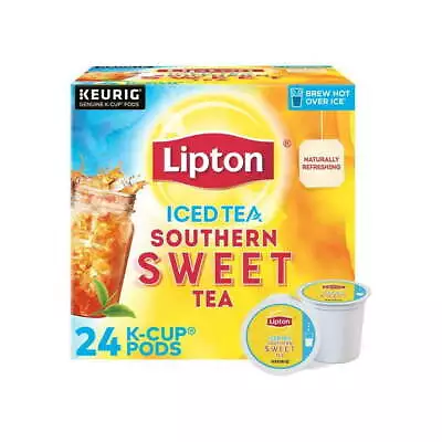 Lipton Iced Tea K-Cup Pods Black Tea  Caffeinated 24 Count Box FREE SHIPPING • $15.39