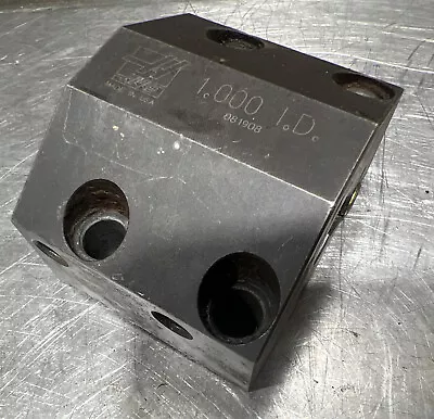 Haas 1.000  Boring Bar Holder 1” ID CNC Lathe Tool Block 081908. Item ID 3 • $694.49