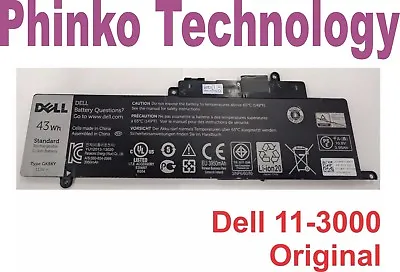 Original GK5KY Battery For Dell Inspiron 11 3000 3147 3148 P20T 0WF28 04K8YH • $65