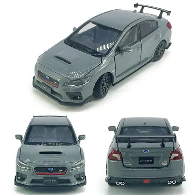 1/32 Scale Subaru WRX STI Model Car Diecast Toy Cars Boys Toys Kids Gifts Gray • $31.47