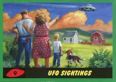 £1.19 • Buy Mars Attacks The Revenge Green Base Card #9 UFO Sightings
