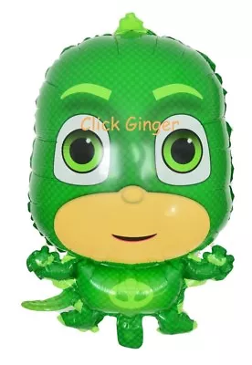 PJ Masks Gekko Balloon Jumbo Helium Party Decoration Catboy Owlette • $3.96