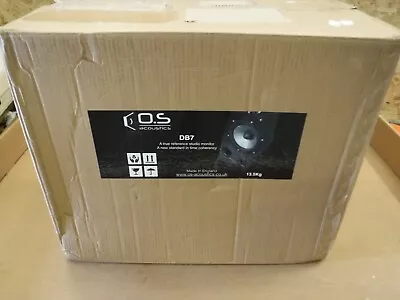 OS Acoustics DB7 – 2-Way Active Studio Monitor NEW - NEXT DAY EXPRESS  • £1500