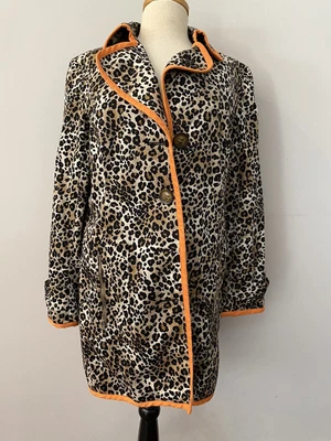 $45 • Buy Vtg Peck & Peck 5th Avenue Leopard Cheetah Print Coat