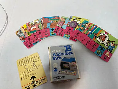 VTech Talking Whiz Kid Laptop Computer 1986 Cards Vintage Series B Complete • $12