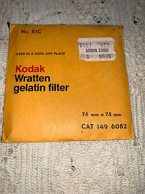 $7 • Buy Vintage Kodak Wratten Gelatin Filter