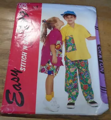 McCalls 5925 NEW UNCUT Sew Pattern EASY CHILDREN Top Pants Sz 3 4 5 OOP • $6.75