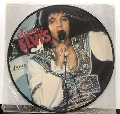 UNPLAYED Elvis Presley LP    PICTURES OF ELVIS   12 Song Pic Disc MINT • $24.99