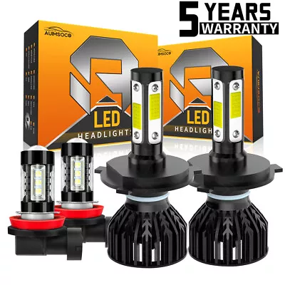 For Toyota Highlander 2008-2010 Combo LED Headlight HIGH Low Beam Fog Light Bulb • $35.99