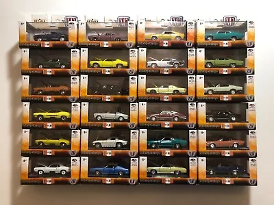 M2 Machines 1/64 Lot (24) - 4 Complete Set Of 6 - Detroit-Muscle • $159.99