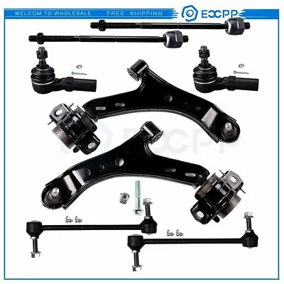 8pcs For 2005-2009 2010 Ford Mustang Front Lower Control Arms Tie Rods Sway Bars • $155.88