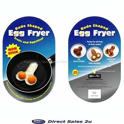 Willy Egg Fryer Penis Shaped Non Stick Mould Hen Willie Pecker Adult Gift • £9.99