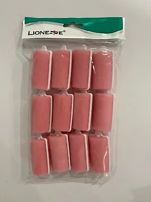 Lionesse Foam Rollers 30MM XLarge - Pink 795 12pk - Hair Salon Quality • $14.99