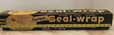 Vintage 1050’s? Kitchen SARAN SEAL-WRAP By DOW Chemical Co. Midland Mich. RARE • $200