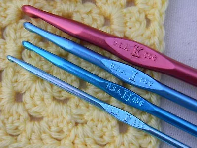 Price Stamped Aluminum Boye Crochet Hook. You Pick Sold Separately. Made In USA • $5.49