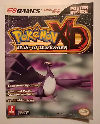 $70 • Buy E B Games Pokemon XD Gale Of Darkness Strategy Guide Book (no Poster)