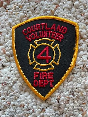 $12.99 • Buy Vintage Fire Patch Courtland Volunteer Virginia Va