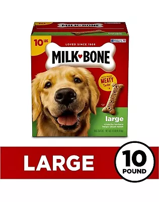 Milk-Bone Original Dog Biscuits Large Crunchy Dog Treats 10 Lbs. • $20.98