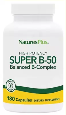 Super B-50 (B-Complex) 180 Capsules • $32.99
