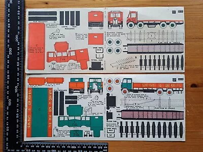 MODELCRAFT MICROMODELS Lorry Plan Kits • £6