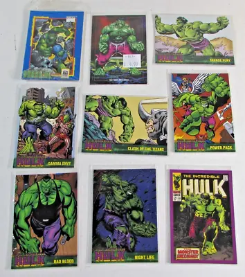 Lot Of 12  HULK Comic Topps Cards Marvel Card Masterpieces Impel • $6.83