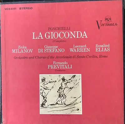 Ponchielli-la Gioconda-milanov-original Rca Victrola Vic-6101-3 Vinyl Box Set • $18.88