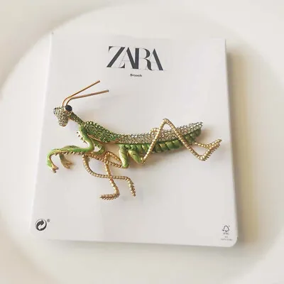 $9.99 • Buy New Zara Grasshopper Pin Brooch Gift Fashion Women Party Holiday Jewelry