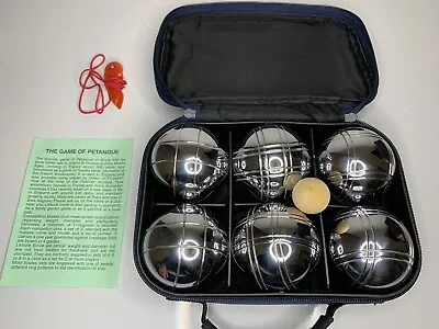 £16.99 • Buy Jaques Of London Boules. Six Highly Polished Boules, Jack, Rules Leaflet. 