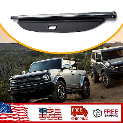 Rear Trunk Cargo Retractable Luggage Shade Cover For Ford 2021-2023 Bronco 4Door • $38.94