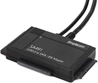 $71.05 • Buy SA491 3-In-1 USB 3.0 To 2.5 , 3.5  & 5.25  SATA/IDE Adapter With Power Supply