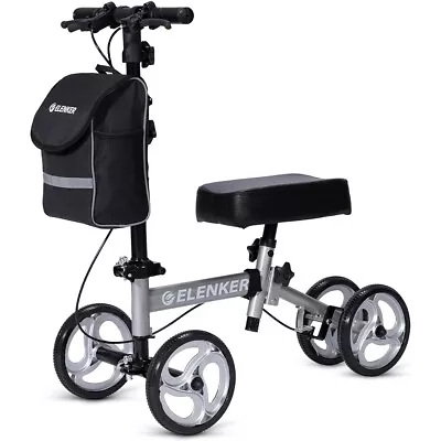 10  Deluxe Medical Aid Scooter Steerable Knee Walker Wheels Knee Scooter Stand • $79.99