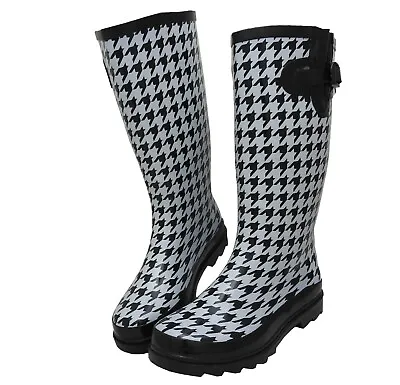StarBay Women's Waterproof Rubber High Rain Boots Available In Multiple Style • $20.99