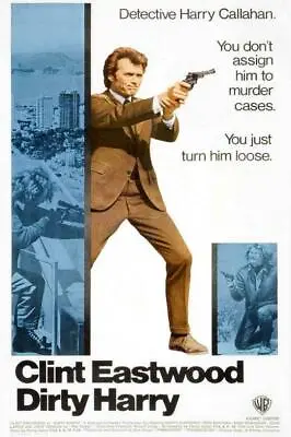 DIRTY HARRY Movie POSTER 11 X 17 Clint Eastwood Andrew Robinson John Larch I • $11.95