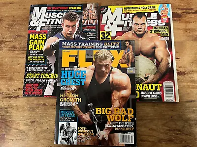 Muscle & Fitness Flex 3 Magazine Lot 2006 2009 2011 Weight Training Nutrition • $17.99