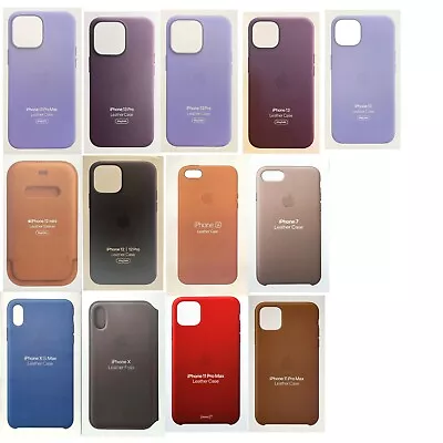 Genuine Original Apple IPhone Leather & Leather Folio & Silicone Case - Open Box • $12.99