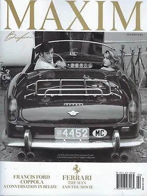 MAXIM Magazine  January / February 2024  Ferrari The Man And The Movie • $12.99